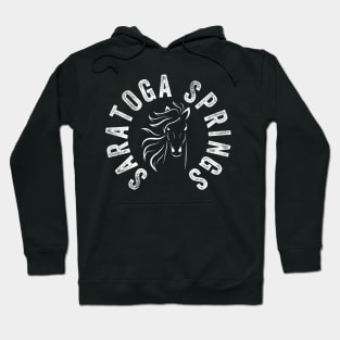 Saratoga Springs New York Horse Racing Hoodie